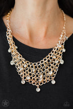 Load image into Gallery viewer, Fishing for Compliments - Gold necklace blockbuster
