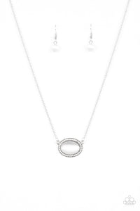Anything GLOWS - White Necklace