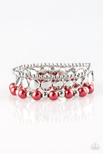 Load image into Gallery viewer, Girly Girl Glamour - Red bracelet
