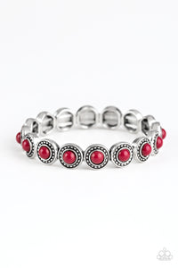 Globetrotter Goals - Red bracelet