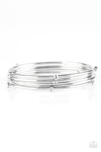 Delicate Decadence - White bracelet