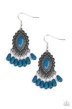 Load image into Gallery viewer, Private Villa - Blue Earring
