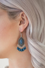 Load image into Gallery viewer, Private Villa - Blue Earring
