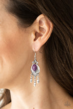 Load image into Gallery viewer, Enchantingly Environmentalist - Purple Earring
