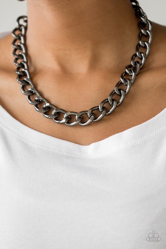 Heavyweight Champion Black necklace