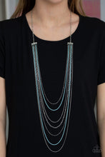 Load image into Gallery viewer, Radical Rainbows - Blue necklace
