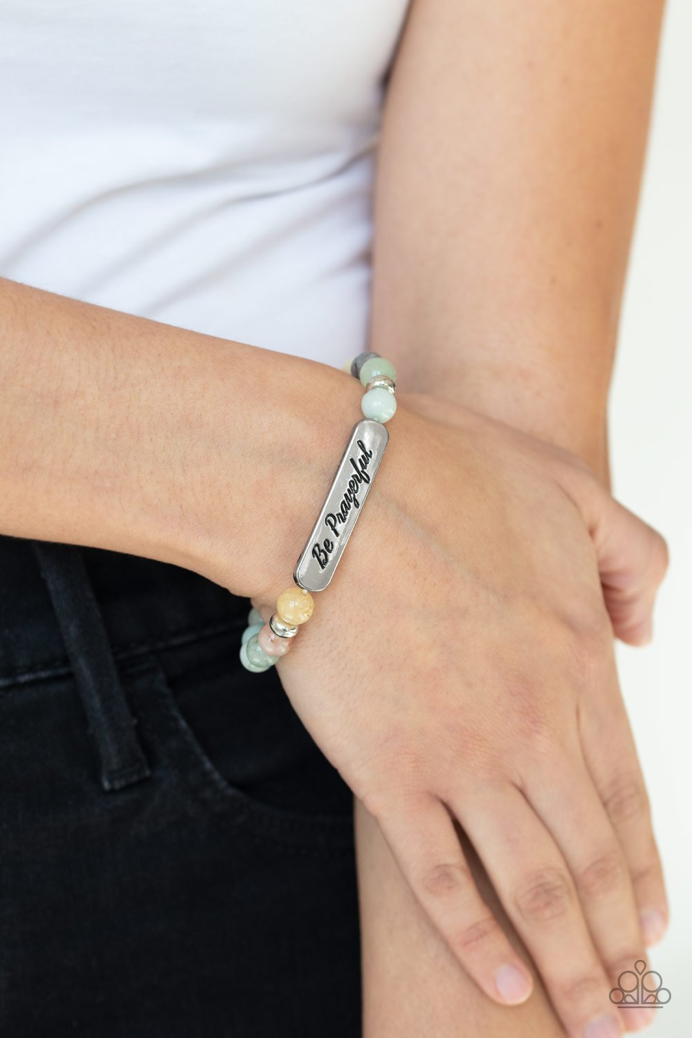 Be Prayerful Green Urban Bracelet