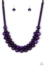 Load image into Gallery viewer, Caribbean Cover Girl - Purple Necklace
