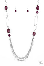 Load image into Gallery viewer, Pleasant Promenade - Purple Necklace
