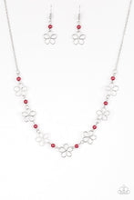 Load image into Gallery viewer, Always Abloom - Red necklace

