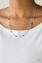 Load image into Gallery viewer, Always Abloom - Red necklace
