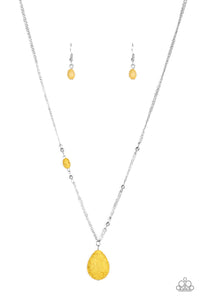Peaceful Prairies - Yellow necklace