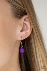 Watch Me Now - Purple Necklace