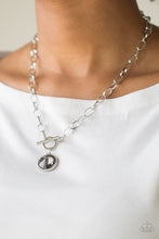 Load image into Gallery viewer, She Sparkles On - Silver necklace
