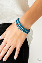 Load image into Gallery viewer, Blooming Buttercups - Blue Bracelet
