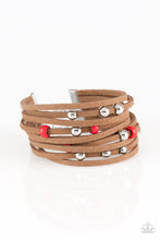 Load image into Gallery viewer, Colorfully Coachella - Red Bracelet
