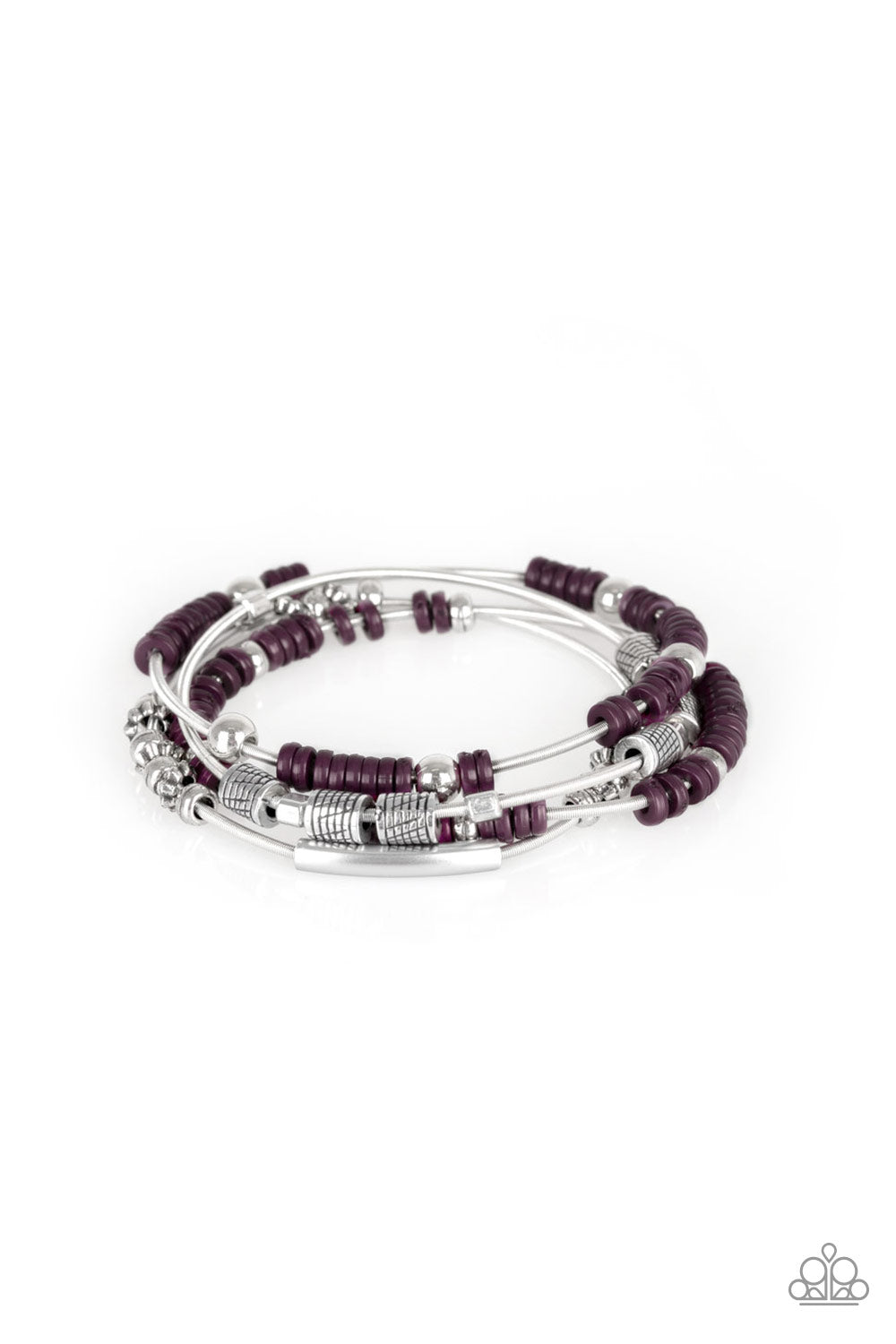 Tribal Spunk - Purple Bracelet