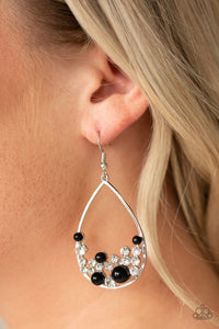 Town Car Black Earring