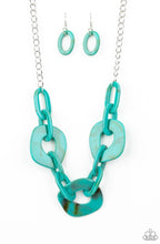 Load image into Gallery viewer, Courageously chromatic Blue Necklace

