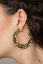 Load image into Gallery viewer, The HOOP Up - Brass Earring
