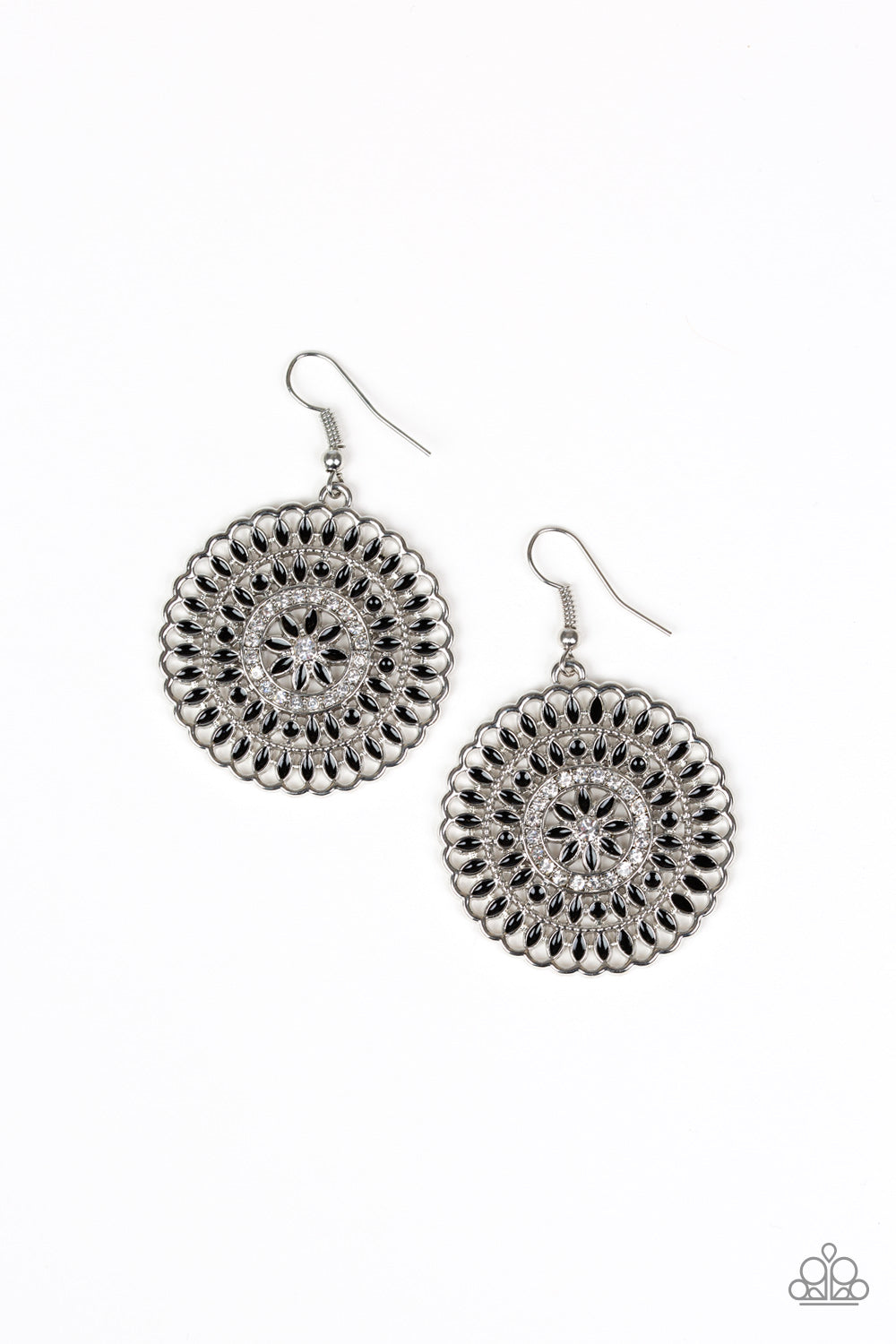 PINWHEEL and Deal - Black earring