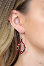 Load image into Gallery viewer, Finest First Lady - Red earring
