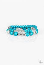 Load image into Gallery viewer, Colorful Collisions - Blue Bracelet
