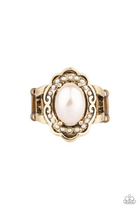 Metro Marina - Brass Earring