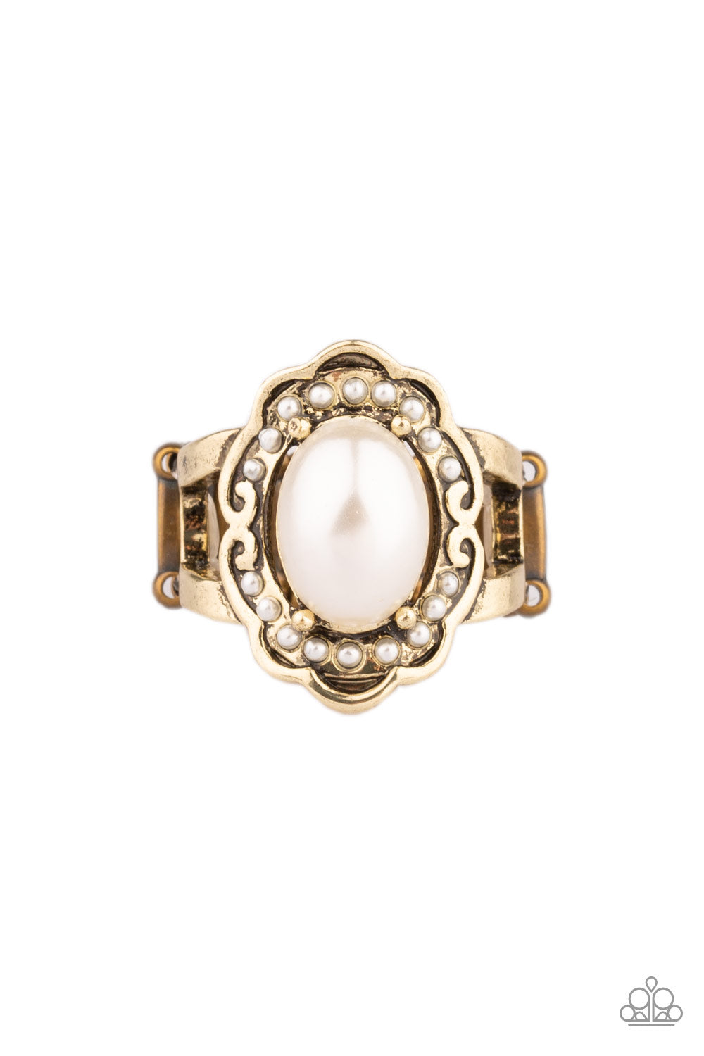Metro Marina - Brass Earring