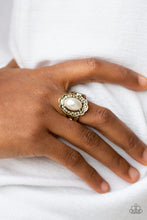 Load image into Gallery viewer, Metro Marina - Brass Earring
