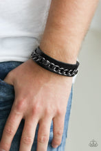 Load image into Gallery viewer, Be The CHAINge - Black Bracelet
