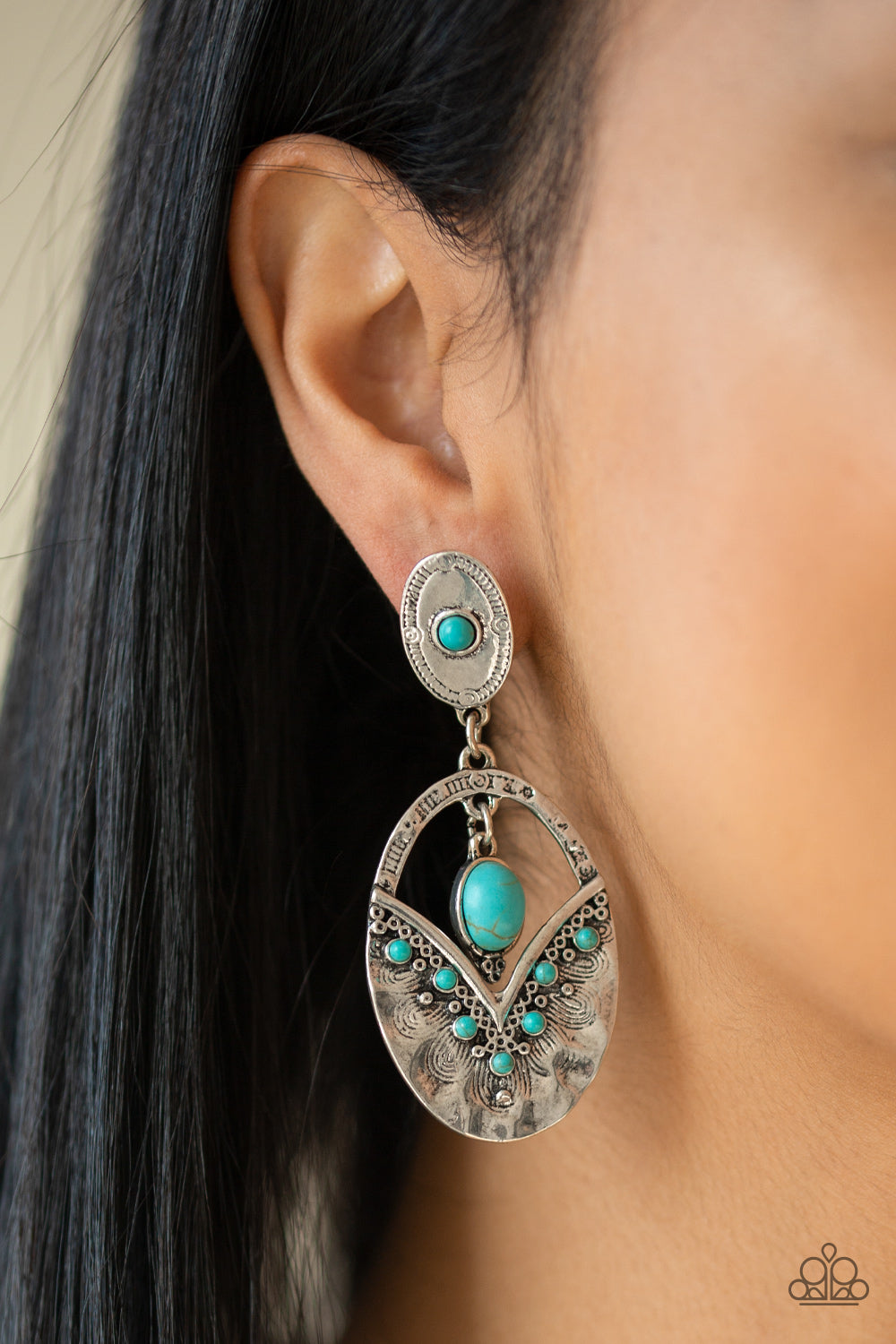 Terra Tribute Blue earring