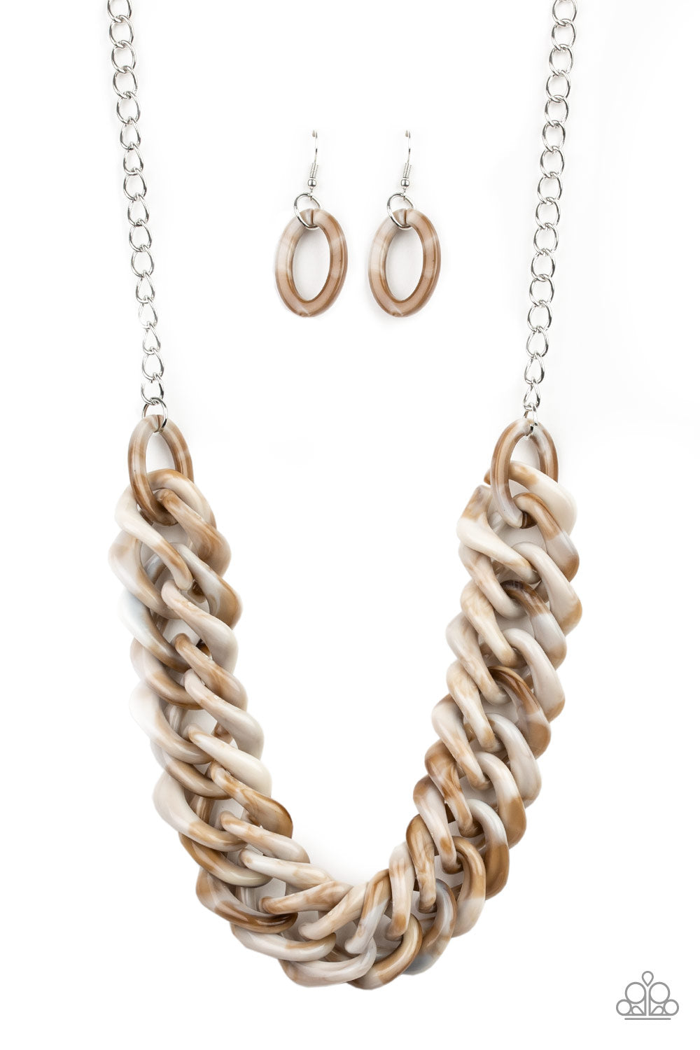 Comin In HAUTE - Brown necklace