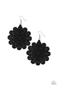 Coachella Cabaret - Black Earring