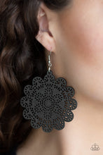 Load image into Gallery viewer, Coachella Cabaret - Black Earring
