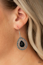 Load image into Gallery viewer, Limo Service - Black Earring
