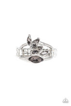 Load image into Gallery viewer, Rhinestone Stunner - Silver ring
