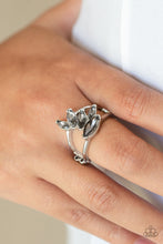 Load image into Gallery viewer, Rhinestone Stunner - Silver ring
