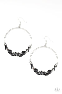 Business Casual - Black Earring