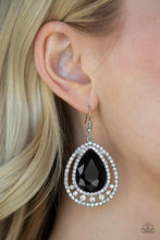 Load image into Gallery viewer, All Rise For Her Majesty - Black Earring
