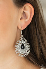 Load image into Gallery viewer, Glamour Grandeur - Black earring
