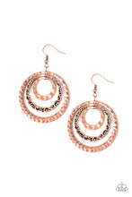 Load image into Gallery viewer, Out Of Control Shimmer - Copper earring
