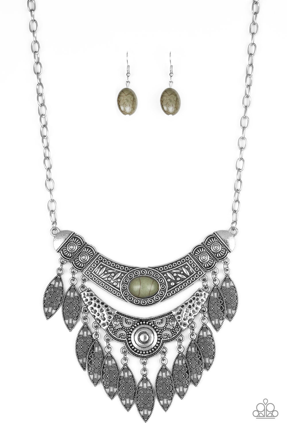 Island Queen - Green necklace