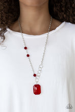 Load image into Gallery viewer, Never a Dull Moment - Red necklace
