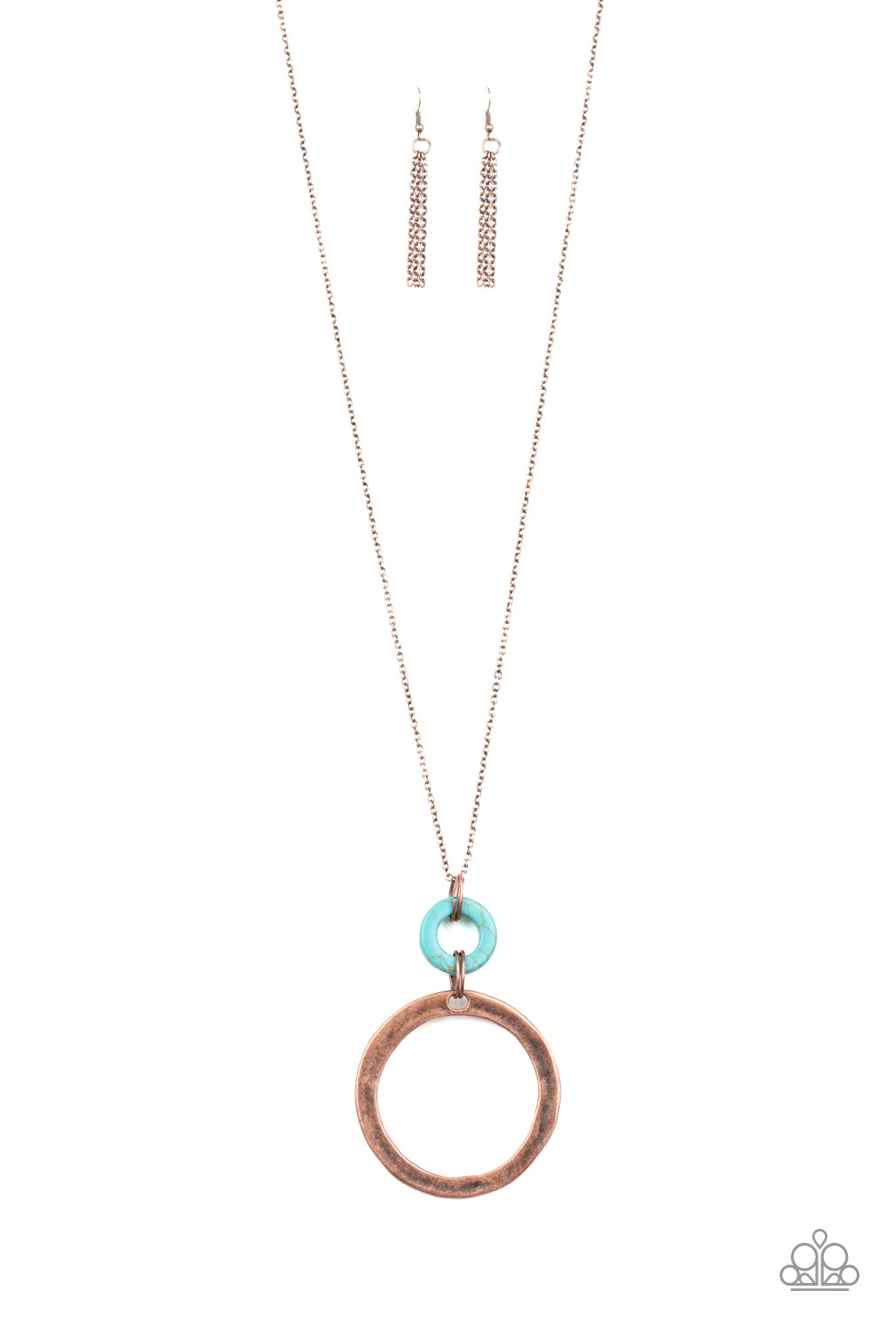 Optical Illusion - Copper necklace