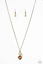 Load image into Gallery viewer, Stylishly Square Brass Necklace
