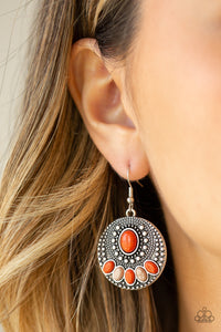 Sandstone Paradise - Orange Earring
