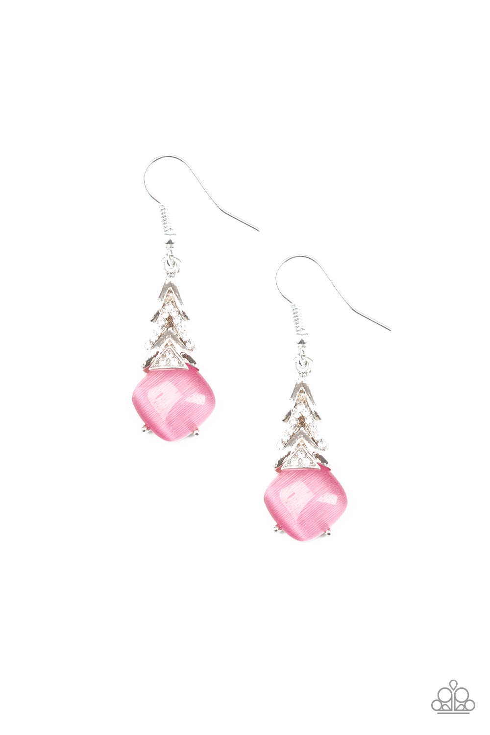Dreamy Dazzle - Pink earring