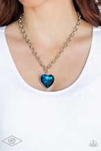 Load image into Gallery viewer, Flirtatiously Flashy - Blue necklace
