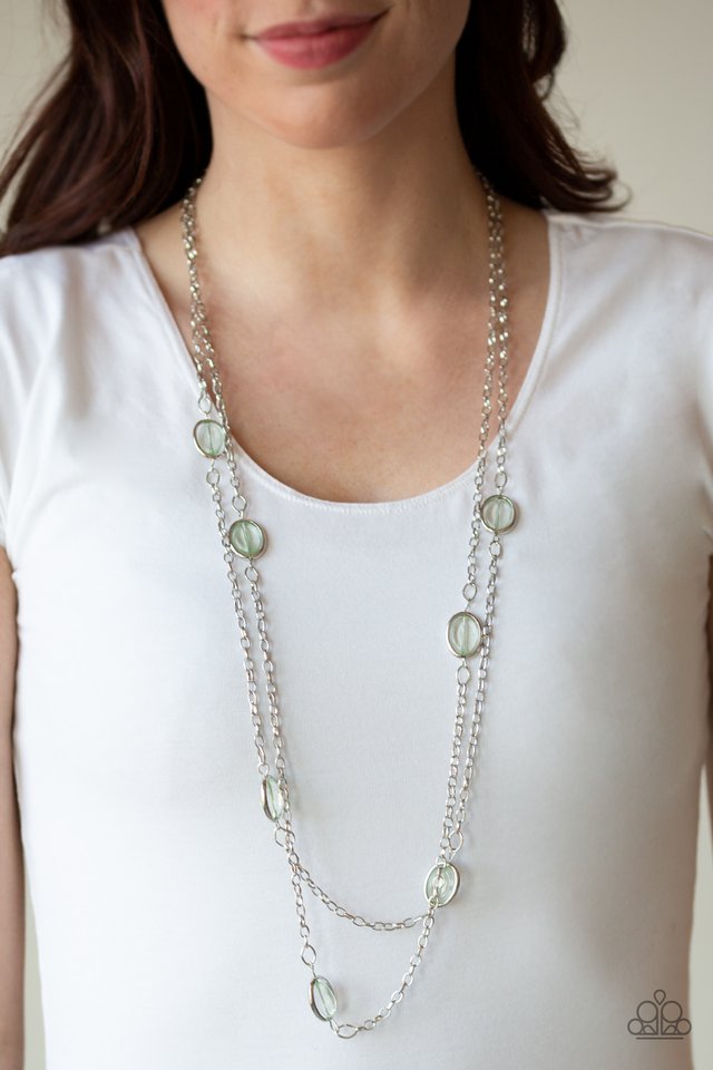 Back For More Green necklace